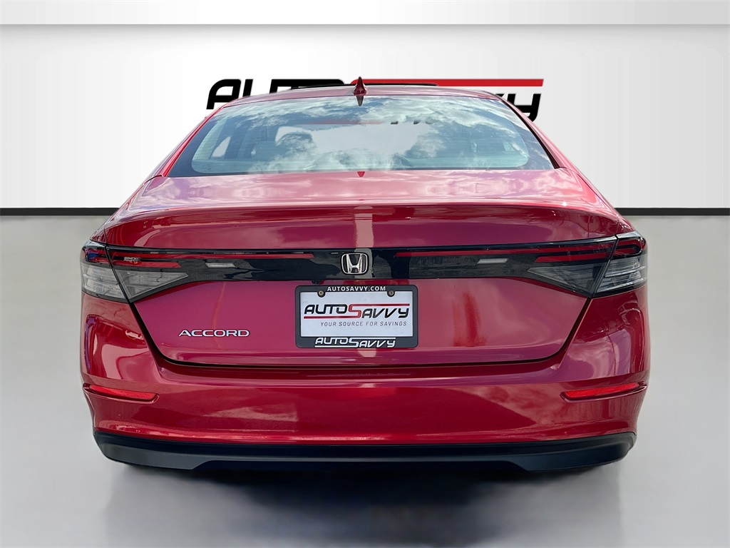 2024 Honda Accord EX Red at Community Honda