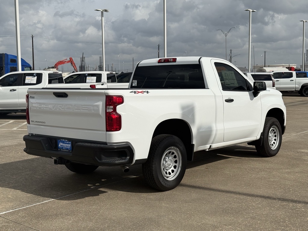 2025 Chevrolet Silverado 1500 WT White at Classic Elite Chevrolet Sugar Land