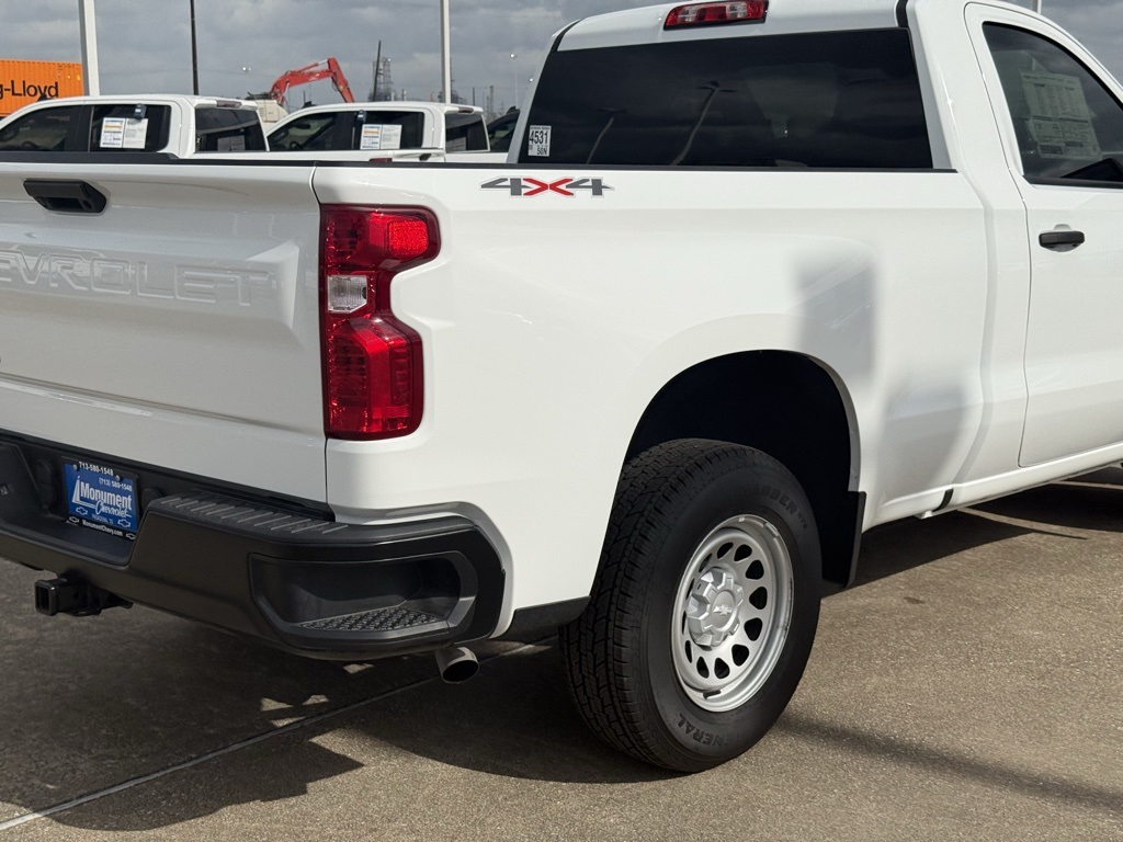 2025 Chevrolet Silverado 1500 WT White at Classic Elite Chevrolet Sugar Land