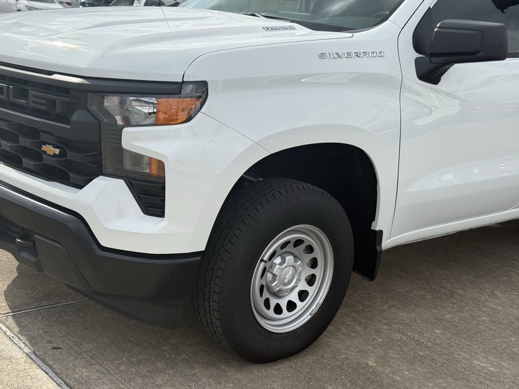 2025 Chevrolet Silverado 1500 WT White at Classic Elite Chevrolet Sugar Land