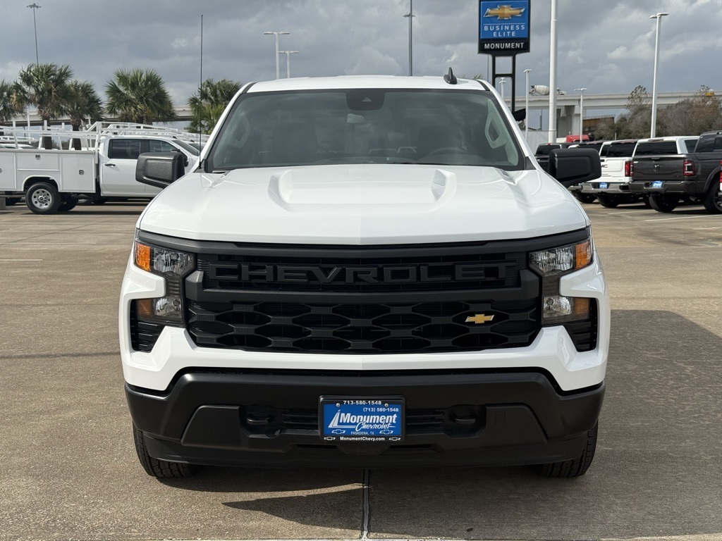 2025 Chevrolet Silverado 1500 WT White at Classic Elite Chevrolet Sugar Land