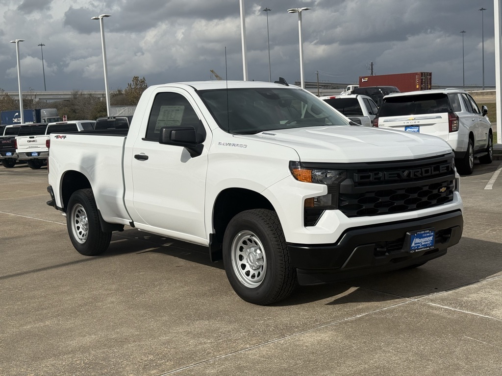 2025 Chevrolet Silverado 1500 WT White at Classic Elite Chevrolet Sugar Land