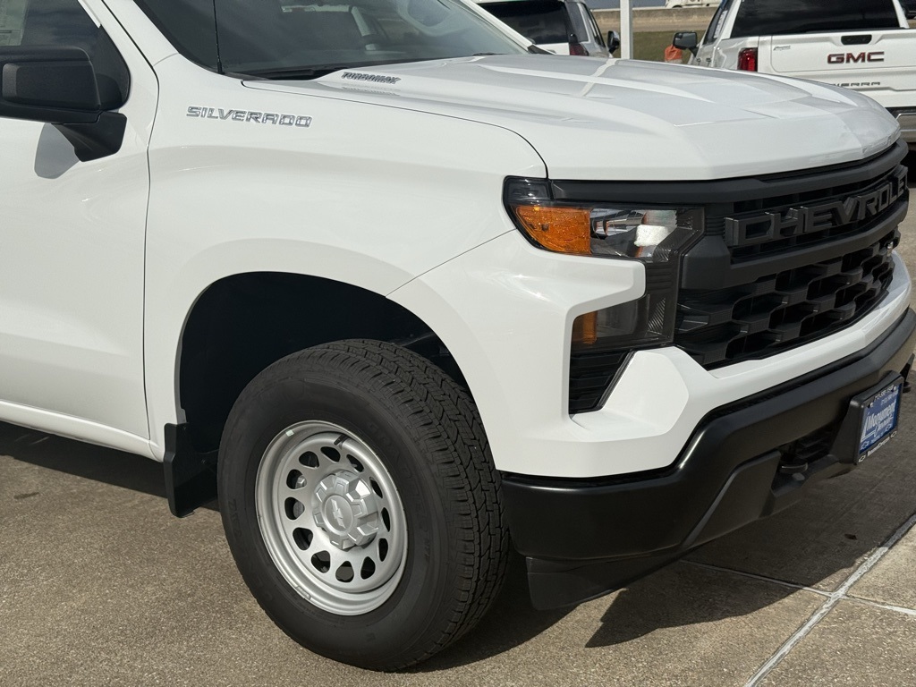 2025 Chevrolet Silverado 1500 WT White at Classic Elite Chevrolet Sugar Land