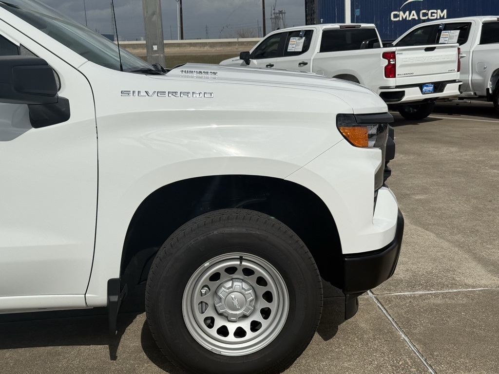 2025 Chevrolet Silverado 1500 WT White at Classic Elite Chevrolet Sugar Land