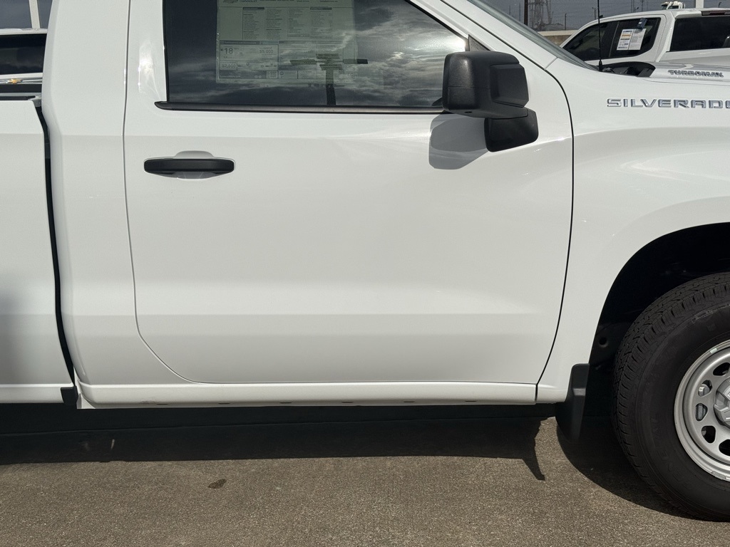 2025 Chevrolet Silverado 1500 WT White at Classic Elite Chevrolet Sugar Land