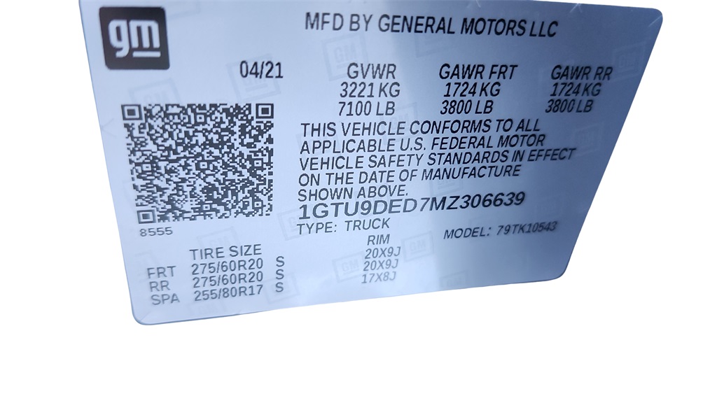 2021 GMC Sierra 1500