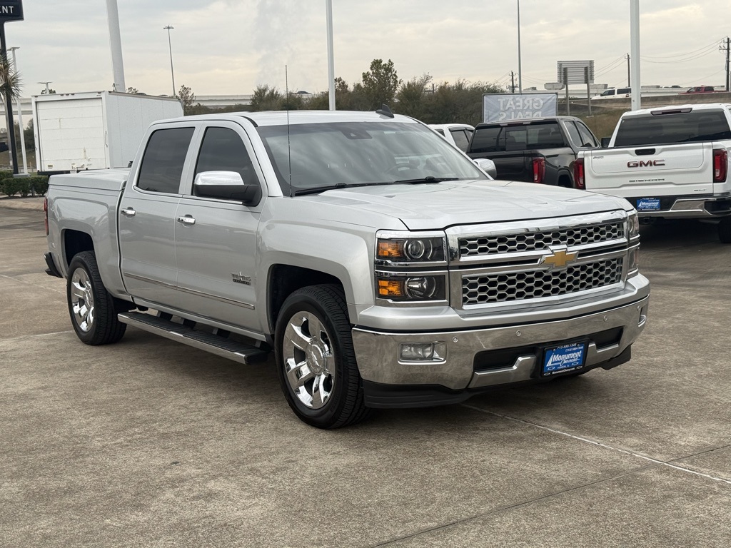 2015 Chevrolet Silverado 1500 LTZ Silver at Classic Chevrolet Galveston