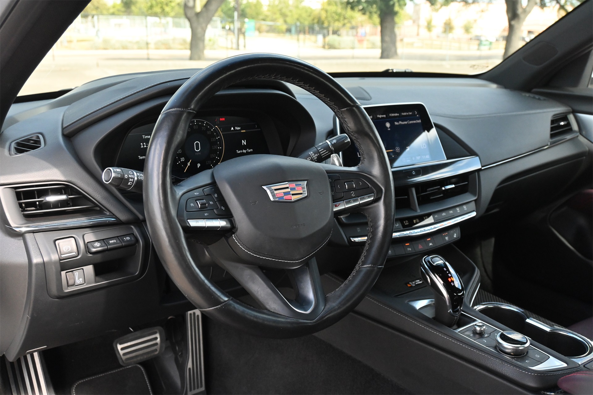 2023 Cadillac CT4 V-Series White at AutoSavvy Houston Southwest