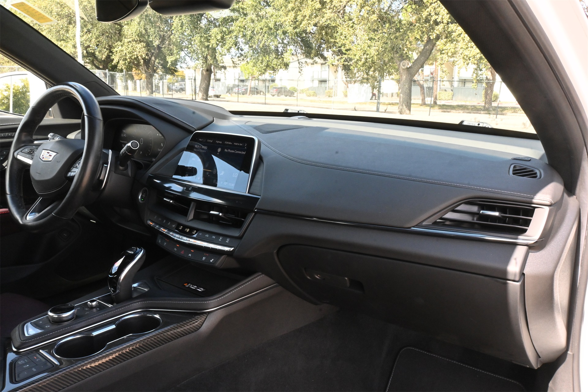 2023 Cadillac CT4 V-Series White at AutoSavvy Houston Southwest