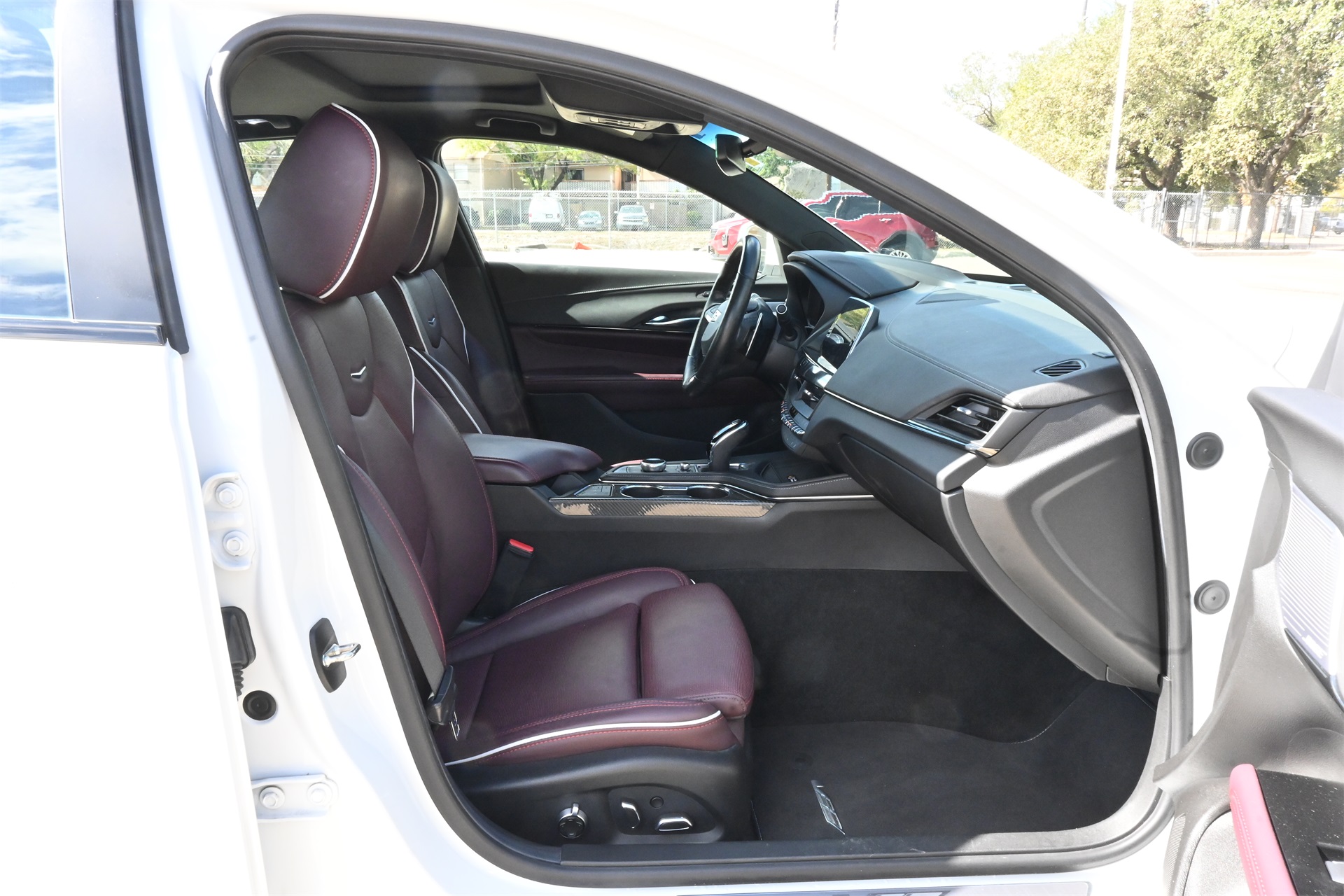 2023 Cadillac CT4 V-Series White at AutoSavvy Houston Southwest