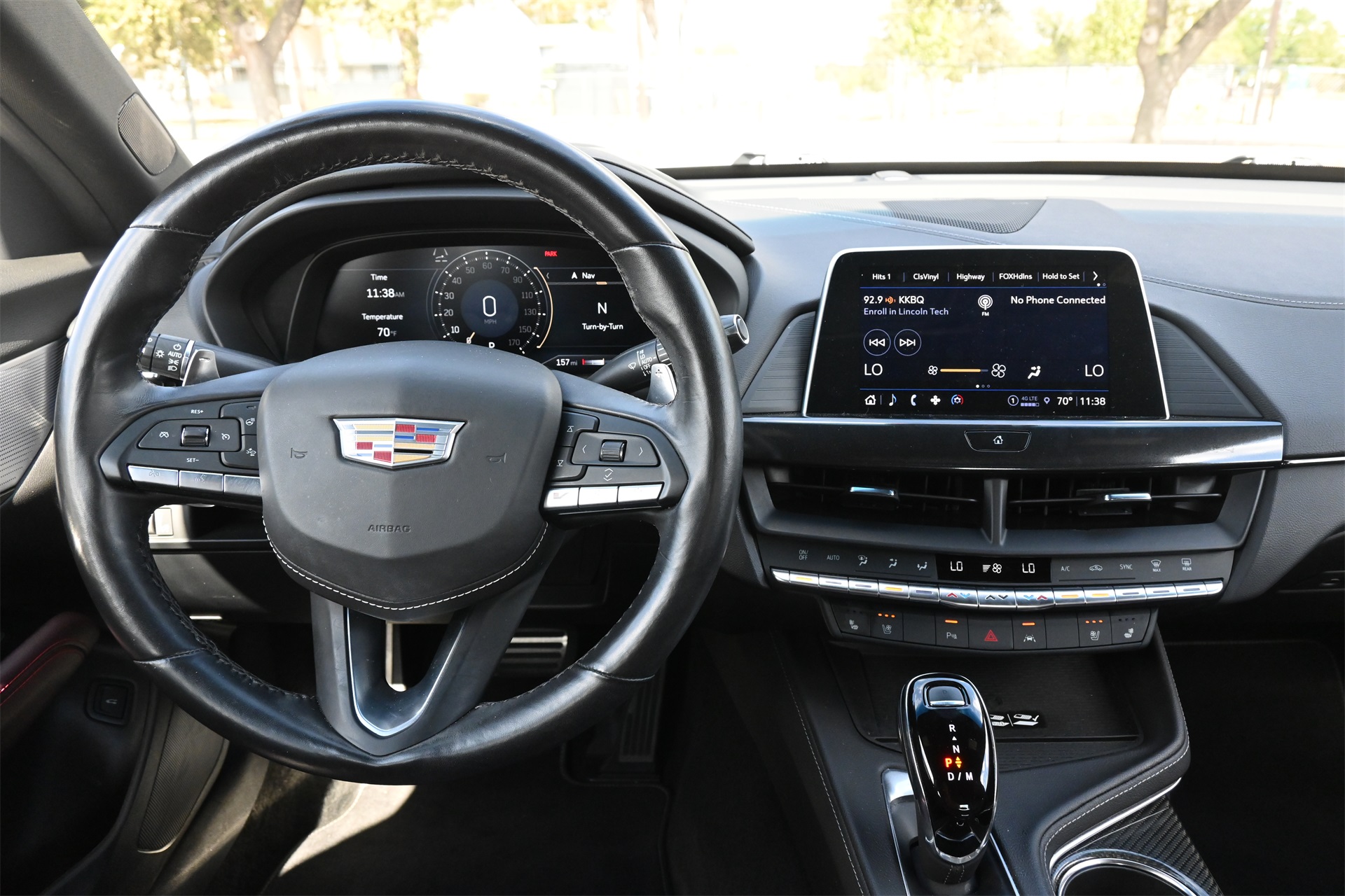 2023 Cadillac CT4 V-Series White at AutoSavvy Houston Southwest