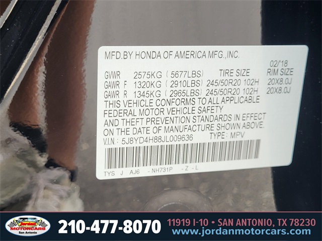 Used Car 2018 Acura Mdx  3.5l For Sale Under $25,000 In San Antonio, Texas