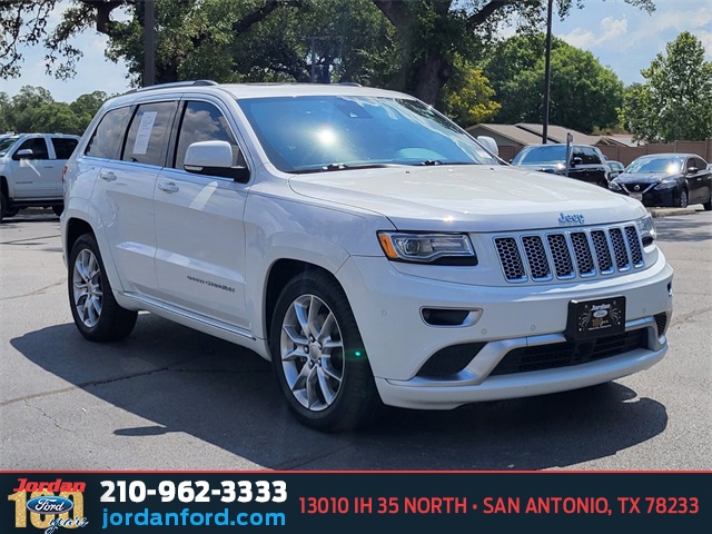 Used Car 2015 Jeep Grand Cherokee  Summit For Sale Under $20,000 In San Antonio, Texas