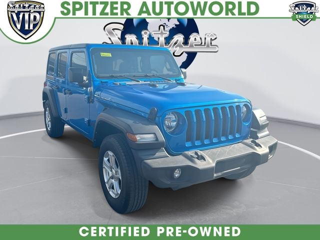 Hydro Blue Pearl Coat 2022 Jeep Wrangler SUV / Crossover Four-Wheel Drive 8-Speed Automatic