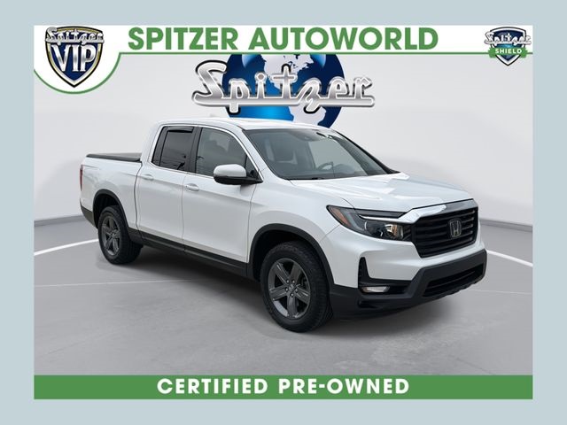 Platinum White Pearl 2023 Honda Ridgeline RTL AWD Pickup Truck All-Wheel Drive 9-Speed Automatic