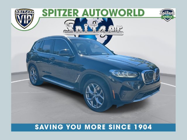 Black Sapphire Metallic 2022 BMW X3 SUV / Crossover All-Wheel Drive 8-Speed Automatic