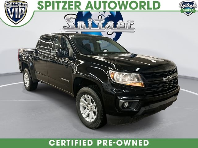 Black 2022 Chevrolet Colorado LT Crew Cab 4WD Pickup Truck Four-Wheel Drive 8-Speed Automatic