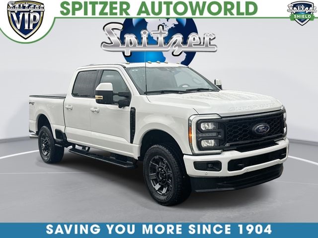 Star White Metallic Tri-Coat 2023 Ford F-250 Super Duty Pickup Truck Four-Wheel Drive Automatic