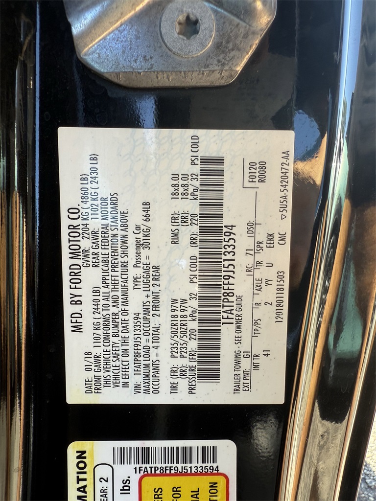 2018 Ford Mustang GT Premium Black at Ultimate Motorsports