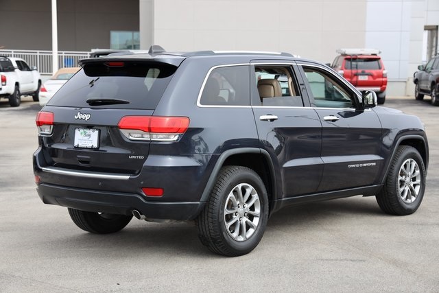 2016 Jeep Grand Cherokee Limited Gray at DeMontrond Gulf Freeway