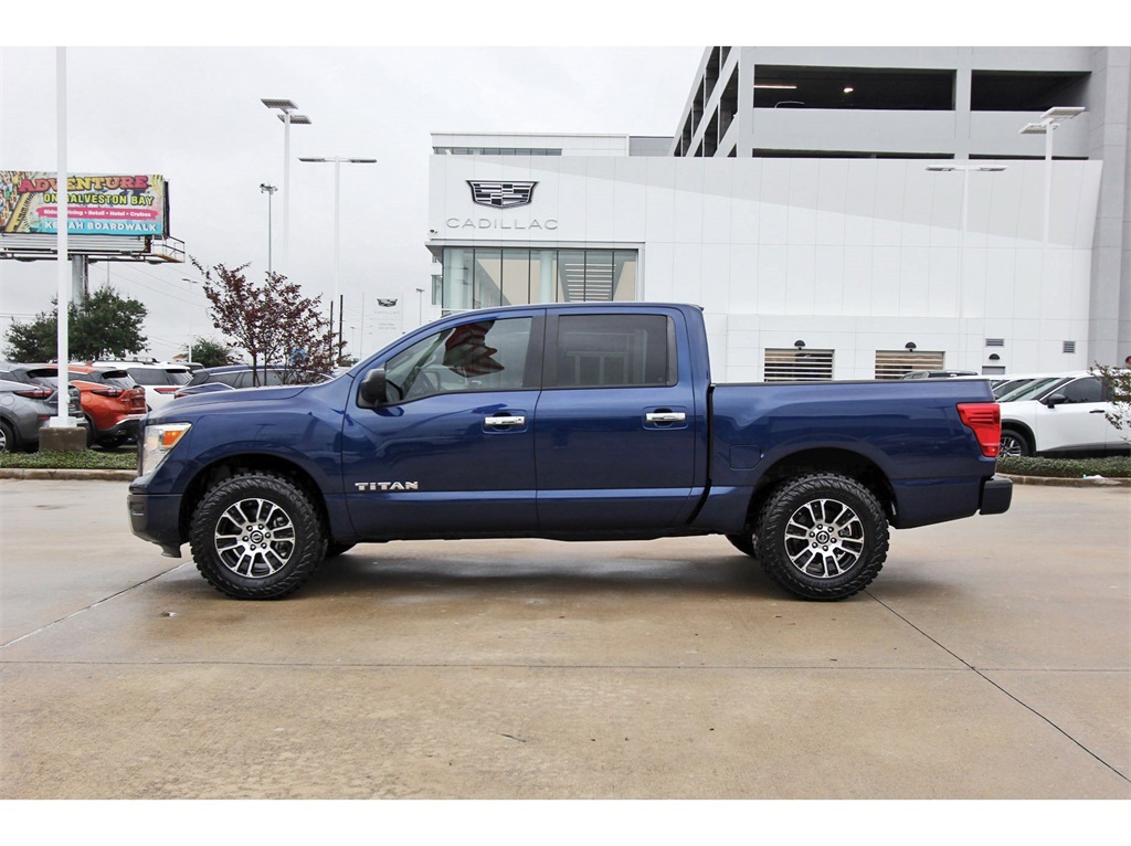 2021 Nissan Titan SV Blue at AutoSavvy Houston Northwest