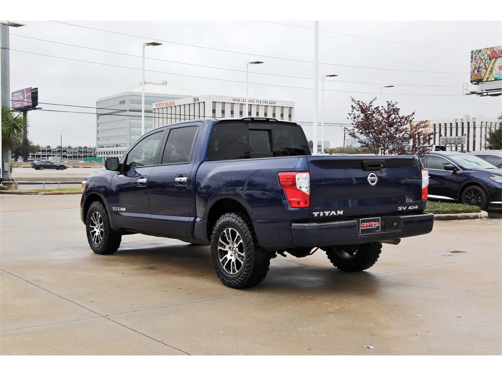 2021 Nissan Titan SV Blue at AutoSavvy Houston Northwest