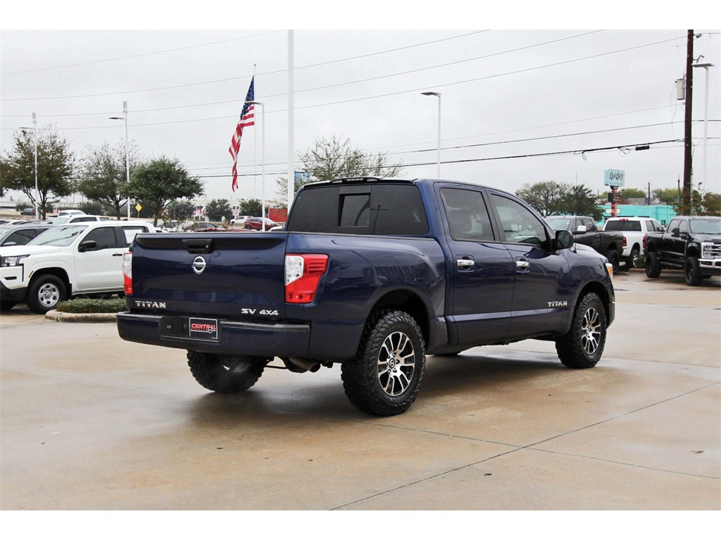 2021 Nissan Titan SV Blue at AutoSavvy Houston Northwest
