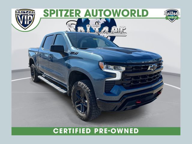Lakeshore Blue Metallic 2024 Chevrolet Silverado 1500 Pickup Truck Four-Wheel Drive 10-Speed Automatic