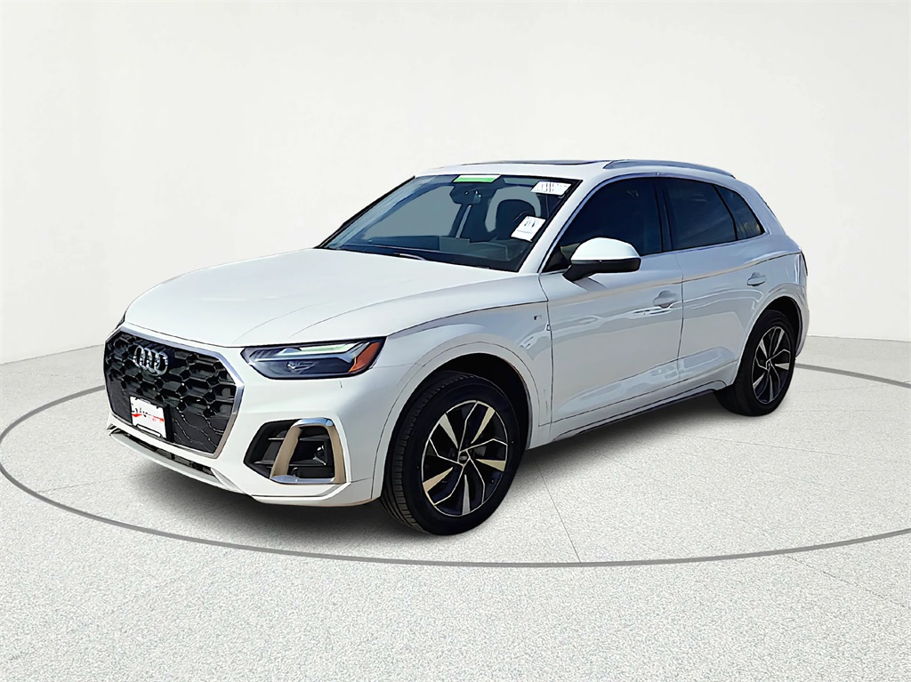 2023 Audi Q5 45 S line Premium White at Bravo Nissan