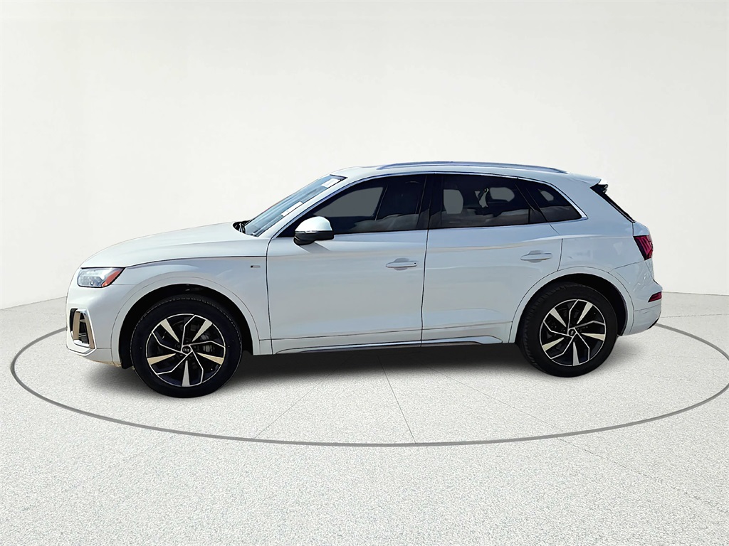 2023 Audi Q5 45 S line Premium White at Bravo Nissan