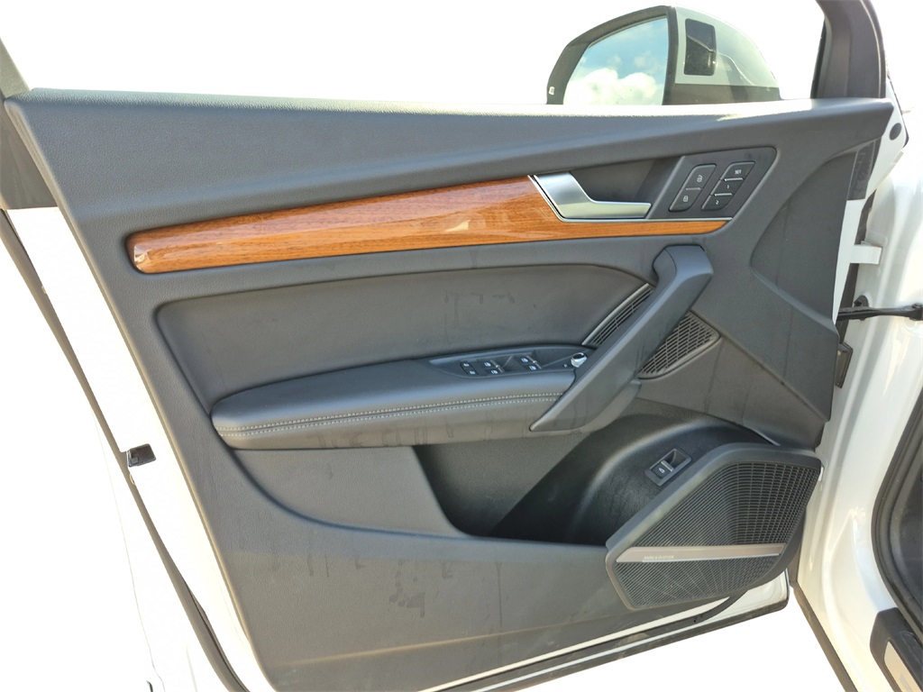 2023 Audi Q5 45 S line Premium White at Bravo Nissan