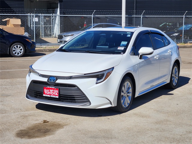 2024 Toyota Corolla Hybrid XLE White at DeMontrond Automotive Group