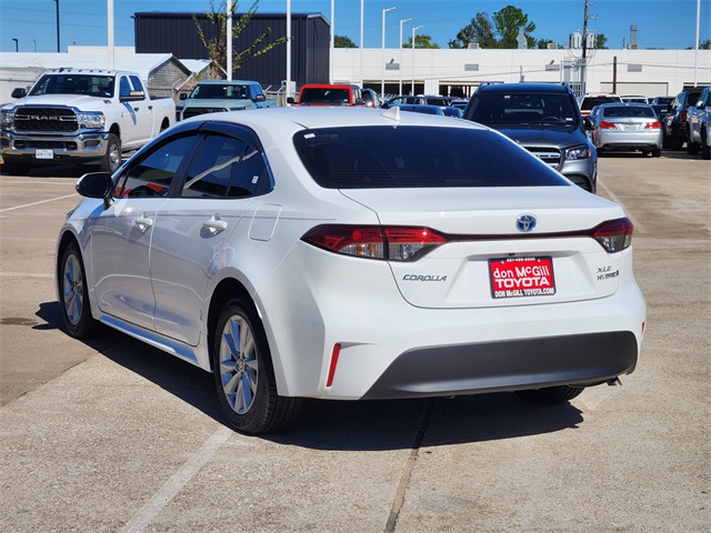2024 Toyota Corolla Hybrid XLE White at DeMontrond Automotive Group