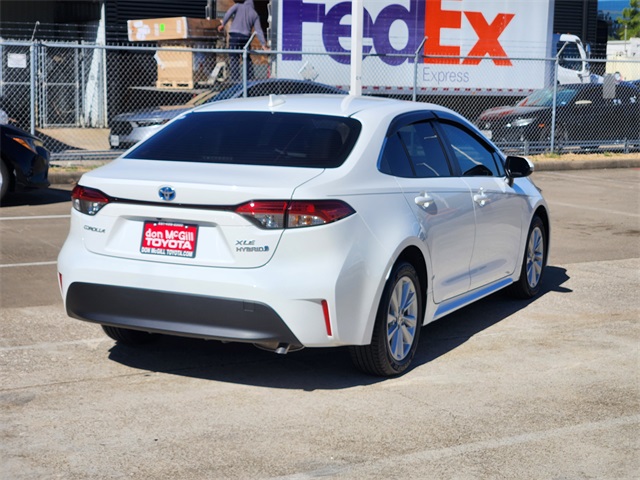 2024 Toyota Corolla Hybrid XLE White at DeMontrond Automotive Group