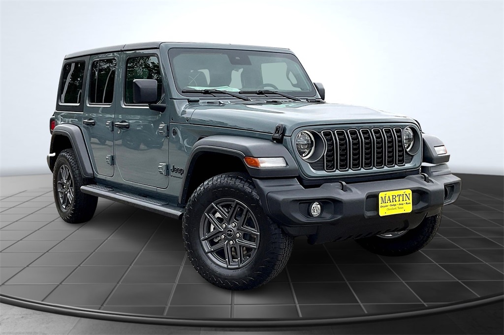 2025 Jeep Wrangler Sport S Gray at Mac Haik CDJR North Houston