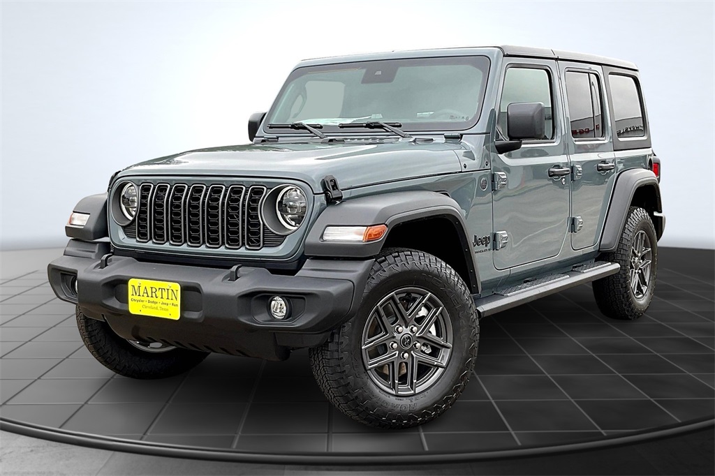 2025 Jeep Wrangler Sport S Gray at Mac Haik CDJR North Houston