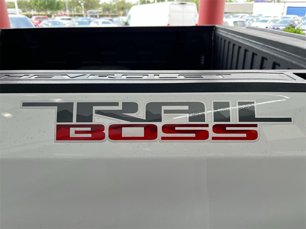 2025 Chevrolet Silverado 1500 LT Trail Boss White at Monument Chevrolet