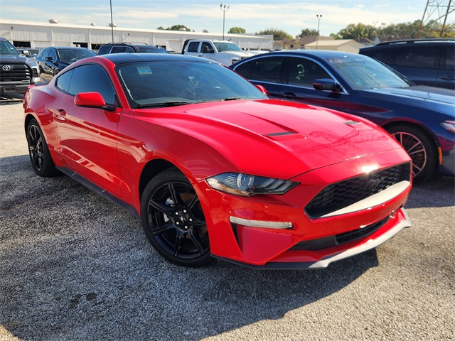 2020 Ford Mustang EcoBoost Red at North Houston Mitsubishi