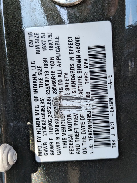 2018 Honda CR-V EX-L  at Emmons Autoplex