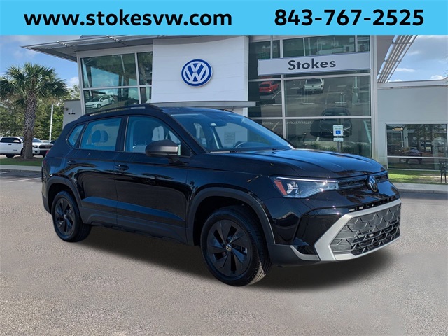 2026 Volkswagen Taos 1.5T S Black at Stokes Volkswagen