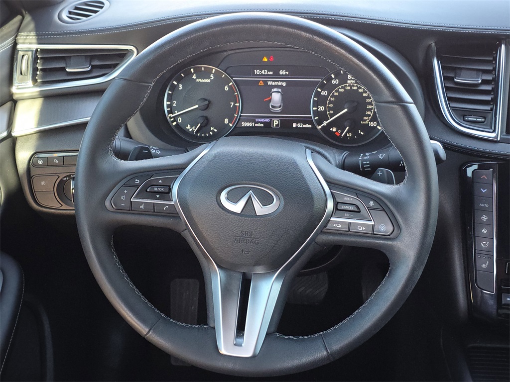 2022 INFINITI QX50 LUXE White at Gullo Toyota