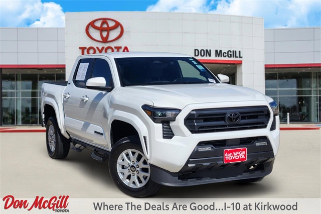 2024 Toyota Tacoma SR5 White at Don McGill Toyota