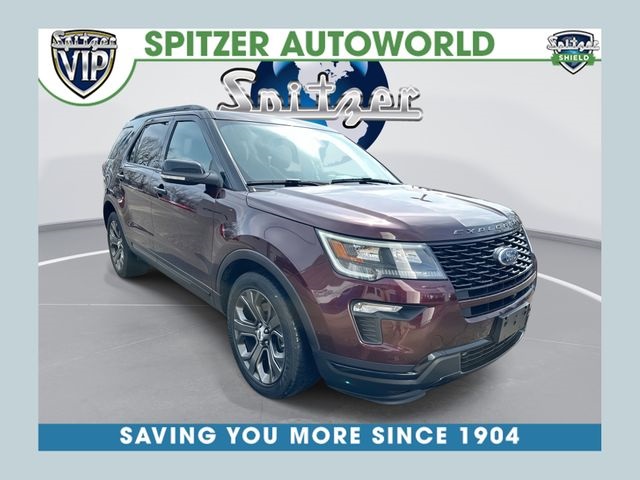 Red (Burgundy) 2018 Ford Explorer Sport AWD SUV / Crossover All-Wheel Drive 6-Speed Automatic