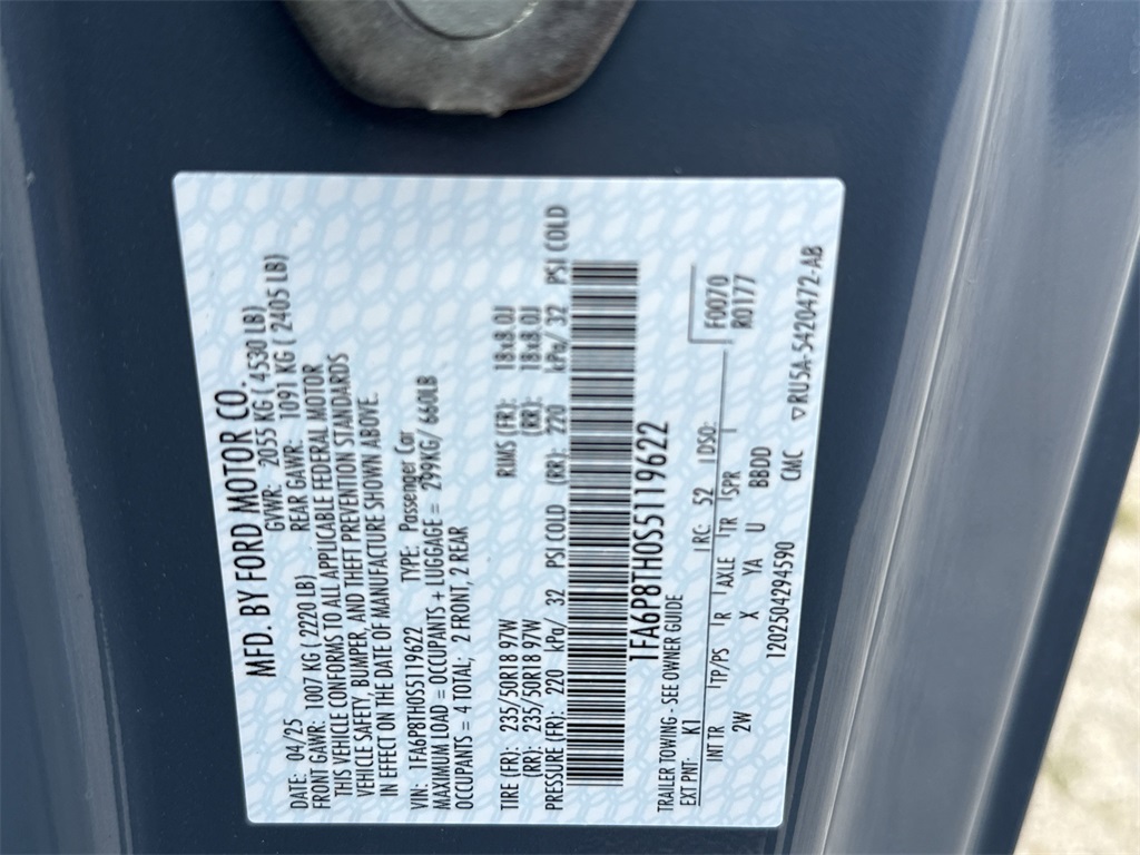 2025 Ford Mustang EcoBoost Blue at Legacy Ford