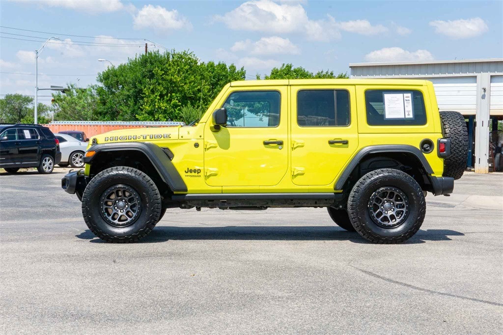 Used Car 2022 Jeep Wrangler  Unlimited High Tide For Sale Under $40,000 In Austin, Texas