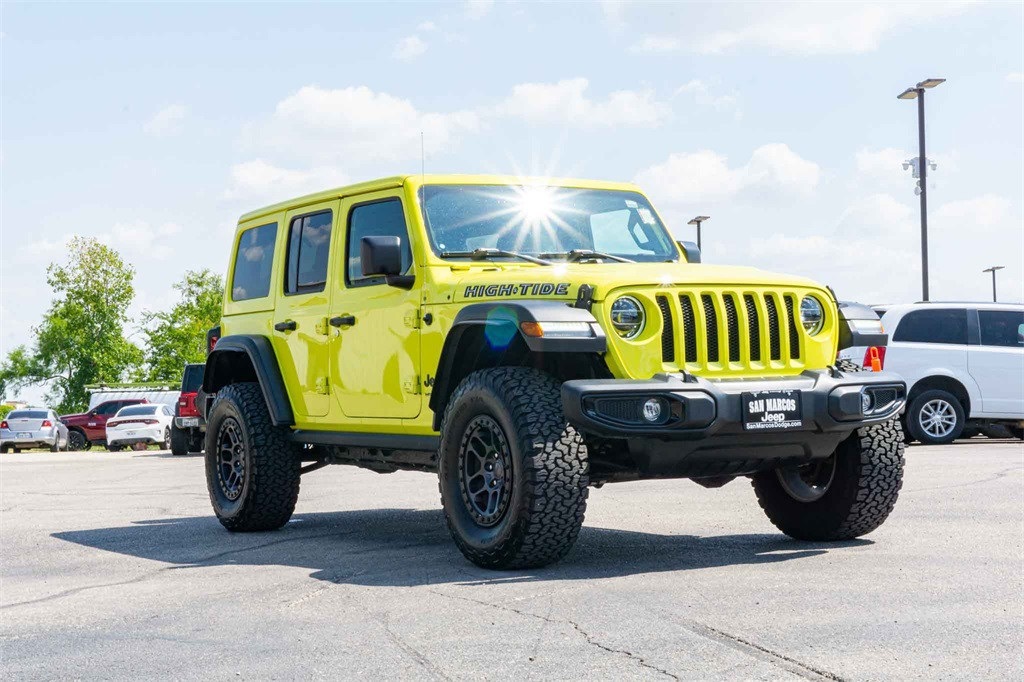 Used Car 2022 Jeep Wrangler  Unlimited High Tide For Sale Under $40,000 In Austin, Texas