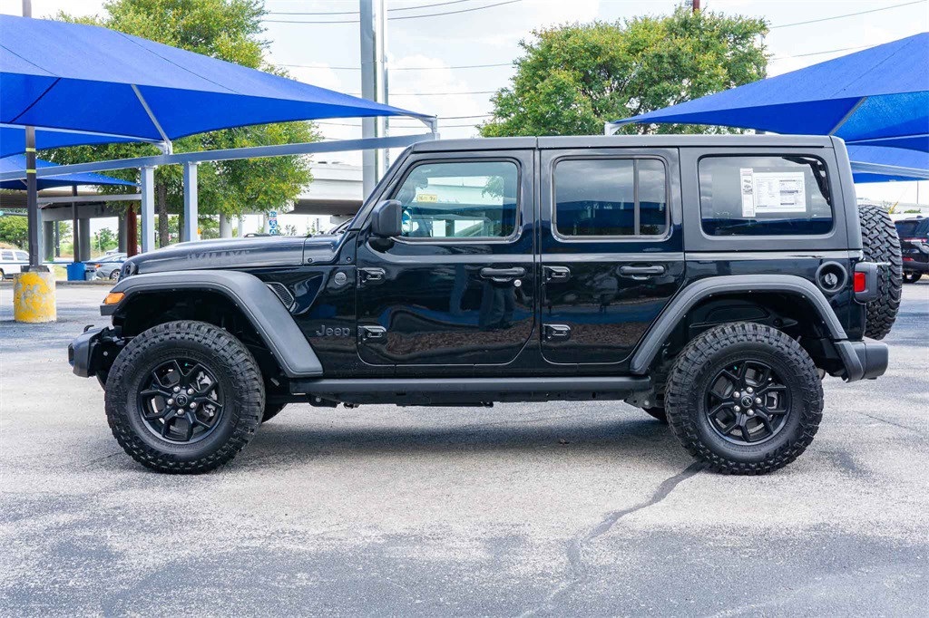 New Car 2024 Jeep Wrangler  Wagon 4 Dr. Willys Wheeler Four Wheel Drive For Sale Under $50,000 In San Marcos, Texas