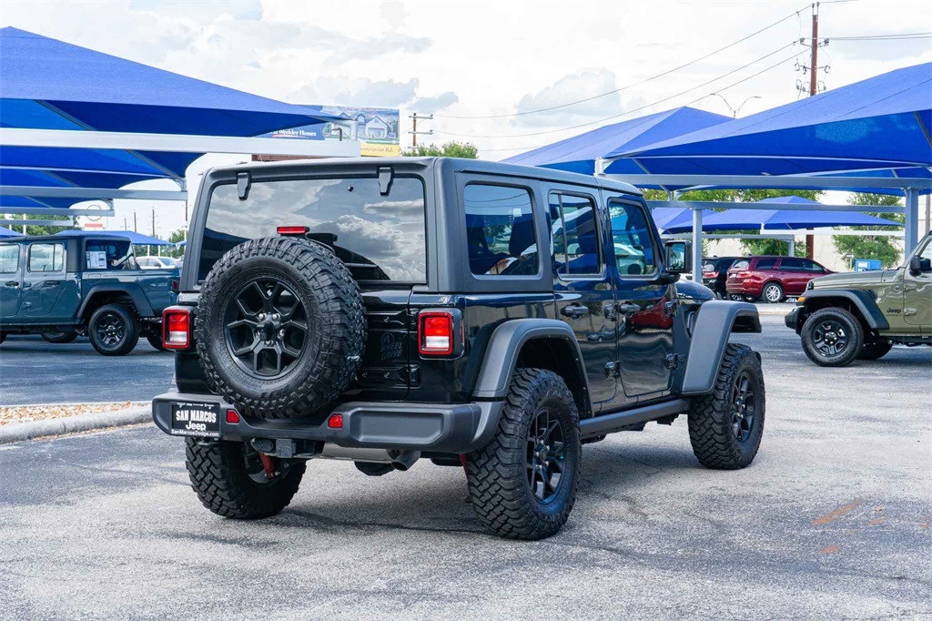 New Car 2024 Jeep Wrangler  Wagon 4 Dr. Willys Wheeler Four Wheel Drive For Sale Under $50,000 In San Marcos, Texas