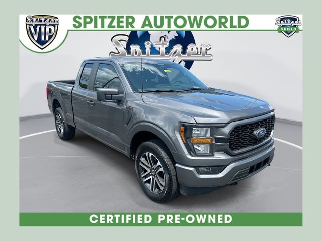 Gray Metallic 2023 Ford F-150 Pickup Truck Four-Wheel Drive Automatic
