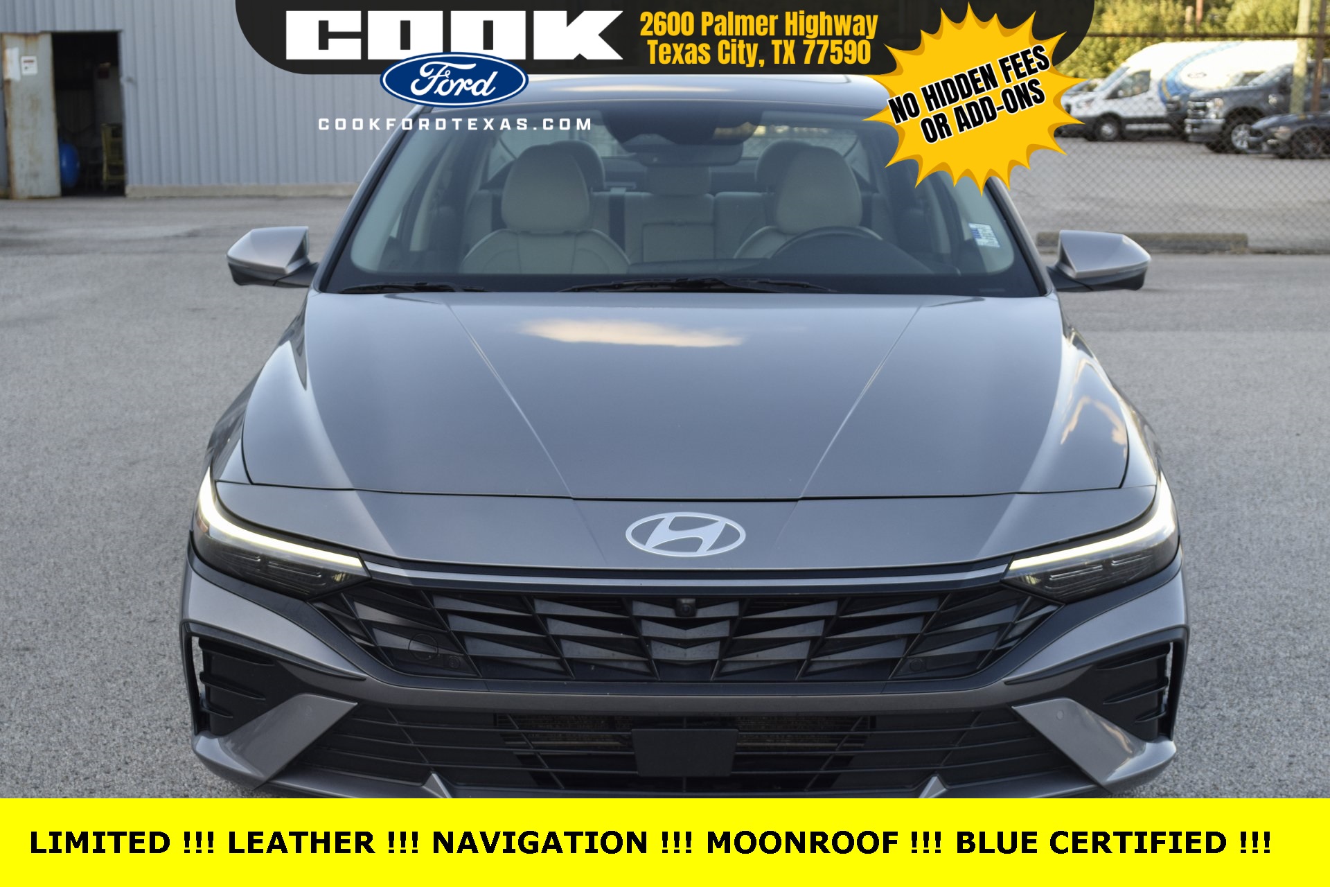 2024 Hyundai Elantra Limited Gray at Bayshore Chrysler Jeep Dodge Ram
